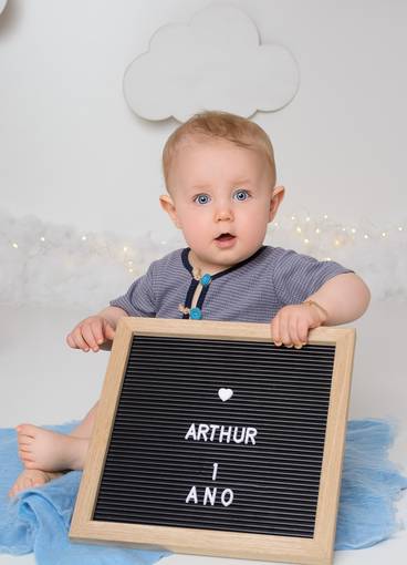 Smash the cake de Arthur 1 ano