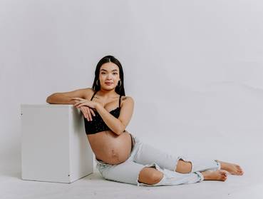 Gestante de Ensaio Gestante da Cris à espera de Miguel 