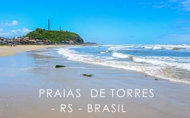 As praias de Torres - RS - Brasil