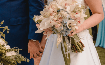 Acessório no buquê