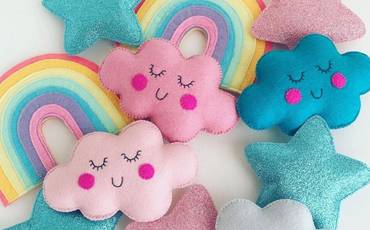 4 FORMAS DE DECORAÇÃO INFANTIL COM FELTRO