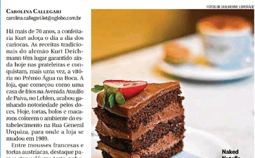 O GLOBO - PREMIO ZONA SUL - AGUA NA BOCA 2015