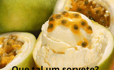 Sorvete de Maracujá