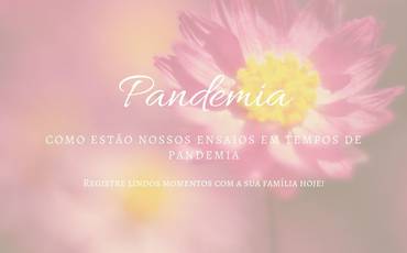 Diário de uma fotógrafa na Pandemia!