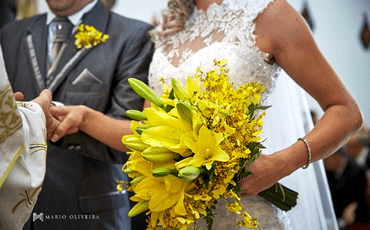 Decoração com lírios para casamento
