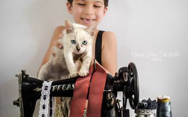 Crianças com animais