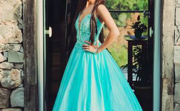 Vestidos Verde Tiffany