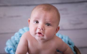 Ensaio de 3 meses dos bebês