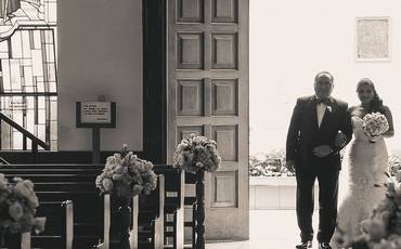 La entrega del padre, discurso en la iglesia