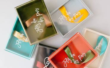 Caixinhas de fotos para os papais