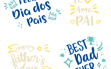 Adesivos Dia dos Pais para os seus stories!