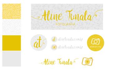 Nova identidade visual Aline Tunala Fotografia