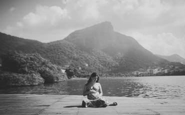Ensaio Gestante - Lagoa Rodrigo de Freitas, Rj 
