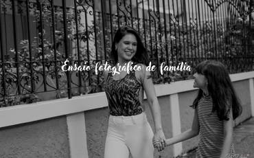 Ensaio fotográfico de família