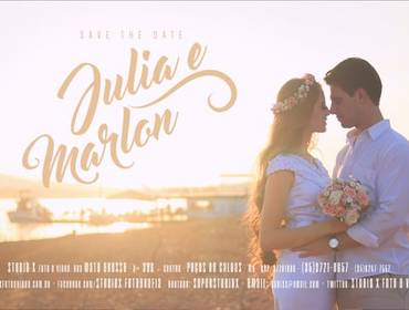 Save the Date de Julia e Marlon