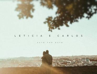 Save the Date de Letícia e Carlos - Save The Date