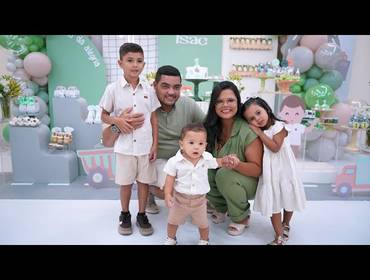 1 aninho de 1 aninho do Isac