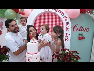 1 aninho de 1 aninho da Celine