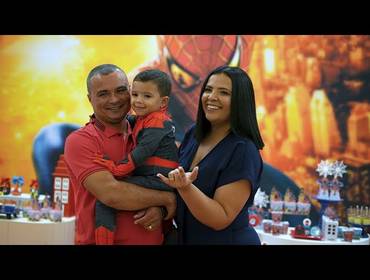 3 anos de 3 anos do Bernardo