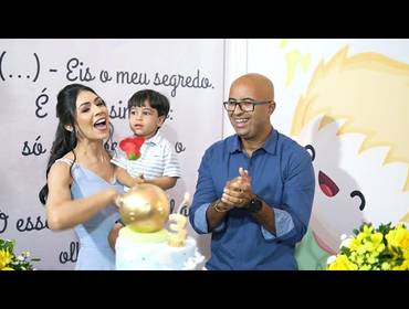 3 anos de 3 anos do Miguel