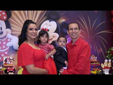 2 anos de 2 anos Flávia e Miguel