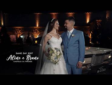Casamentos de EMOCIONANTE VÍDEO DE CASAMENTO | SAME DAY EDIT | ALINE E BRUNO