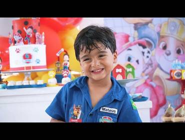 4 anos de 4 anos do Mateus