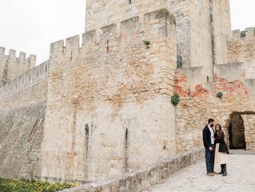 Proposals de Proposing at Castelo de São Jorge, Lisbon