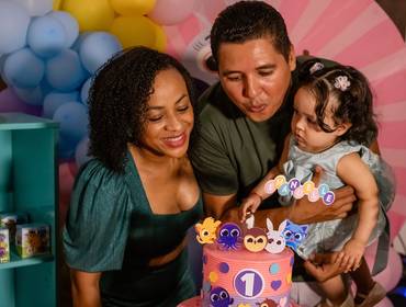 Aniversário Infantil de Aniversário de 1 ano | Emanuelle