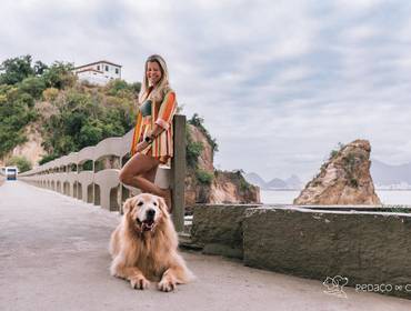 Ensaio Pet Externo de Festa na Praia - Theo e o Aniversário da Vovó