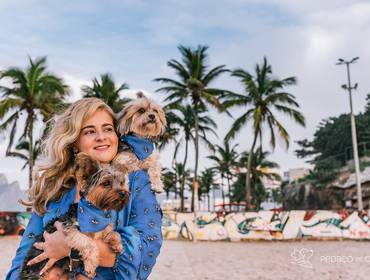 Ensaio Pet Externo de Gaia e Hórus