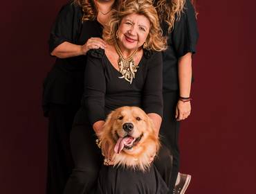 Estúdio Pet de Theodoro e família: um retrato de amor e torcida no estúdio Pedaço de Céu 💙