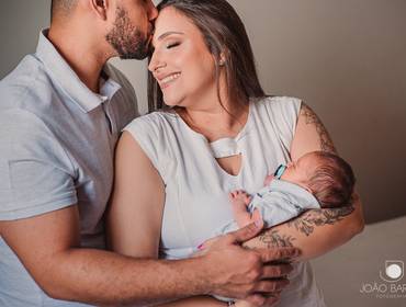 Família de Newborn Lifestyle - Pedro