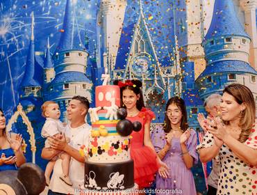 Festa Infantil de Aniversário DUPLO Davi 1 ano e Isabella 7 anos