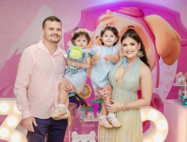 Aniversário Duplo de Catarina 3 anos & Elisa 2 anos 