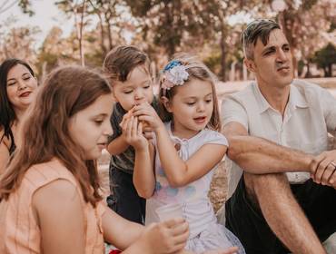 Família  de Tamara & Júnior e Família