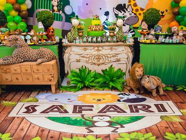 MENINOS de Heitor 1 aninho - Safari