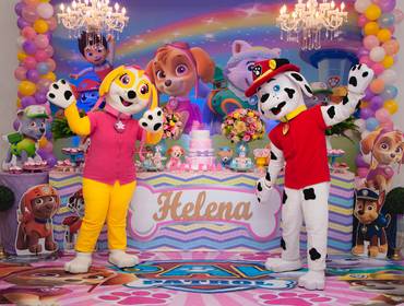 MENINAS de Helena / Patrulha Canina Rosa