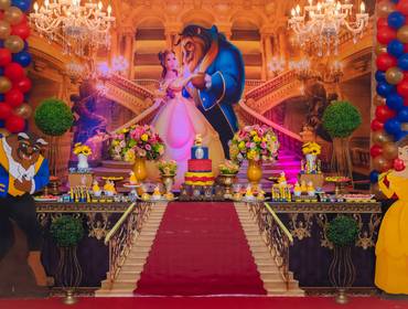 MENINAS de Bela e a Fera - Ayla 5 Anos