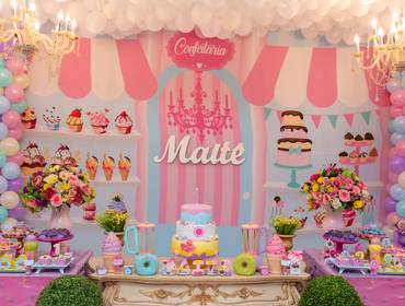 MENINAS de Maite 1 aninho - Confeitaria