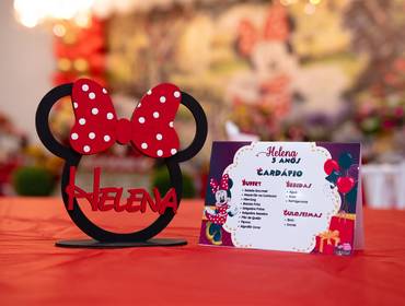 MENINAS de Minnie - Helena 5 Anos