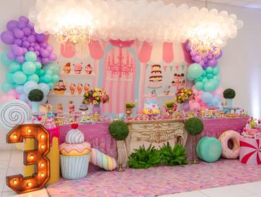 MENINAS de Confeitaria - Amelia 3 Anos