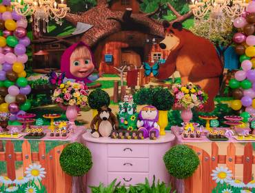 MENINAS de Marsha e o Urso - Luisa 2 Anos