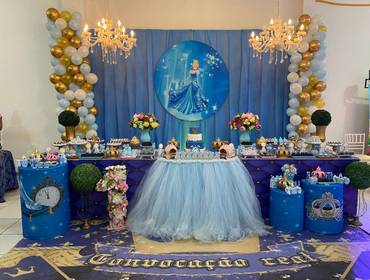 MENINAS de Cinderela - Samantha 1 Ano