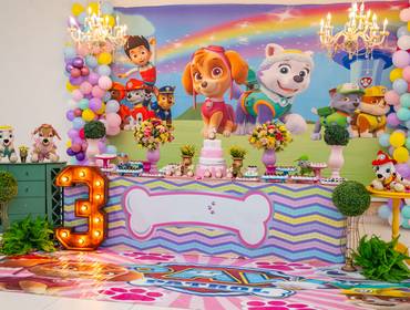 MENINAS de Patrulha Canina Rosa - Antonella