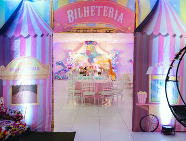 MENINAS de Circo Rosa - 2 Aninhos da Linda