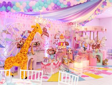 MENINAS de MAGNIFICO CIRCO ROSA