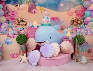 MENINAS de Fundo do Mar Rosa