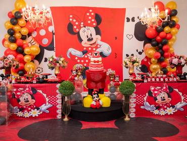 MENINAS de Minnie Vermelha