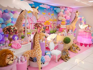 MENINAS de Circo Rosa 